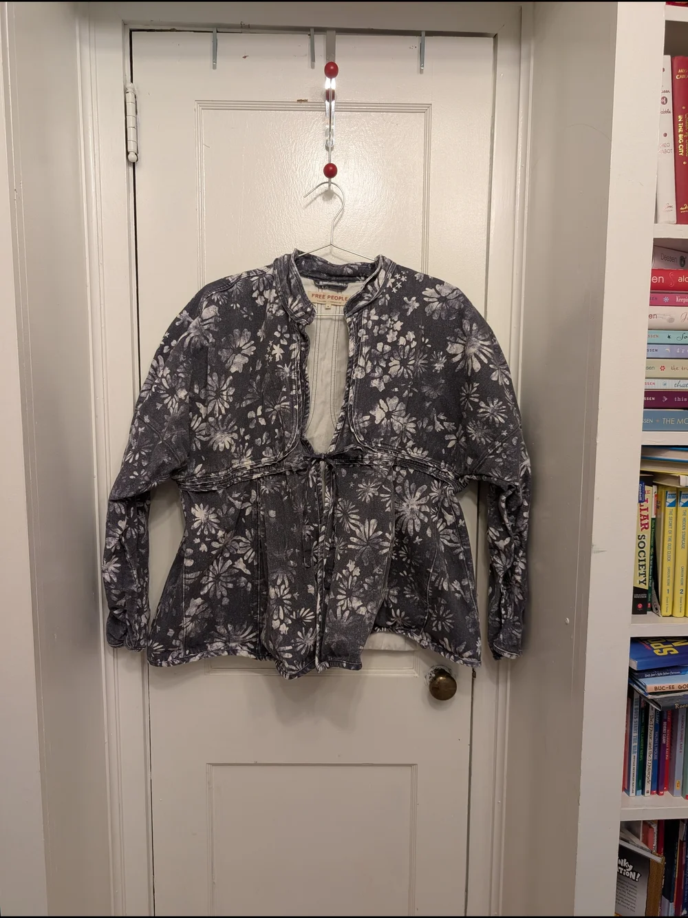 Free People Lua Bed Jacket In Indigo - Picture 2 of 6